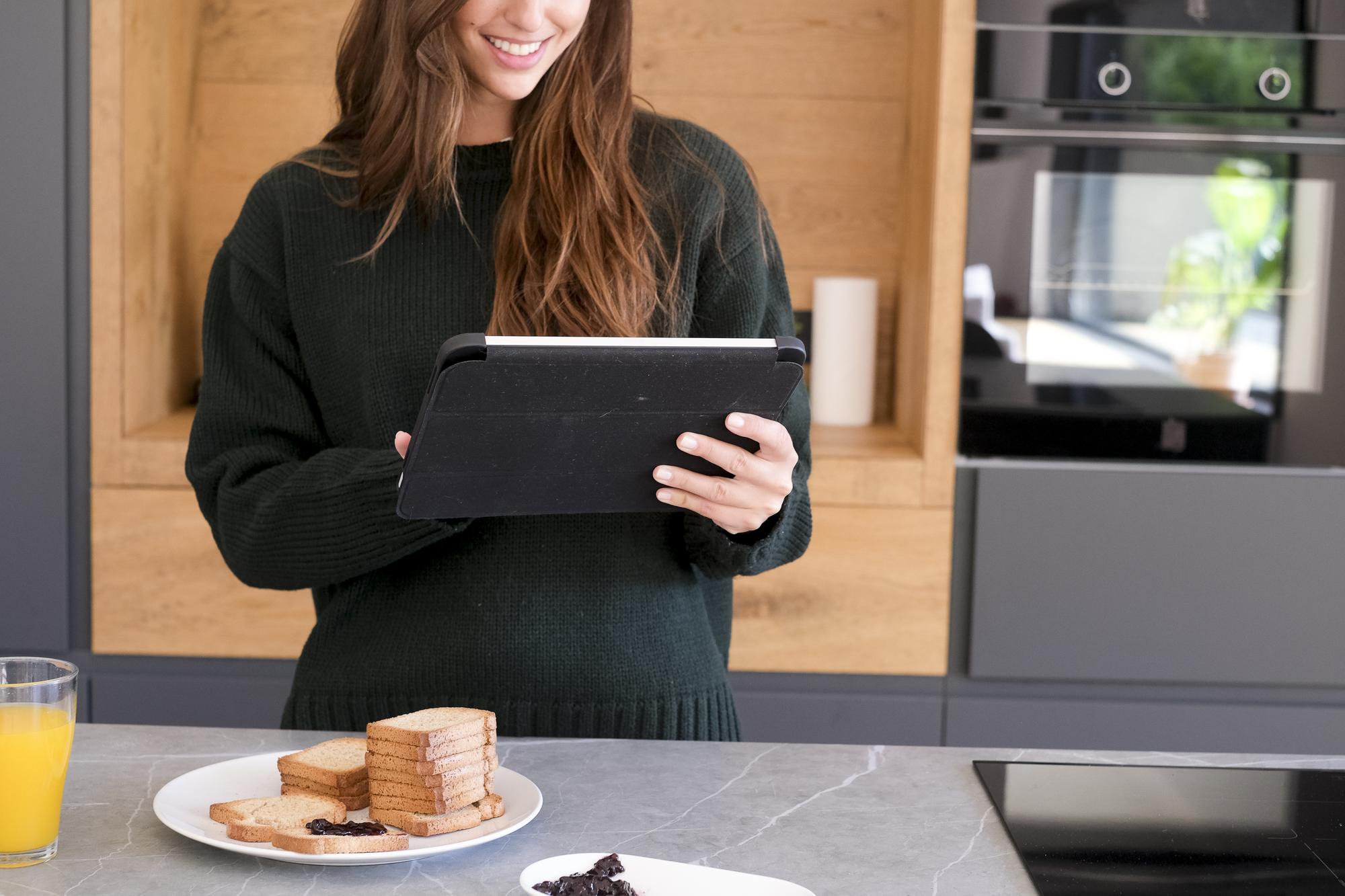 Subscription package overview on tablet